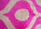 Canvello Vibrant 16x24 in Pink Geometric Trellis Throw Pillow - Modern Fuchsia and White Plush Cushion for Home Décor Canvello