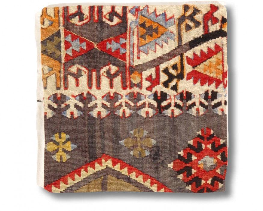 Canvello Vintage Hand Knotted Pillow - 16" x 16" Canvello