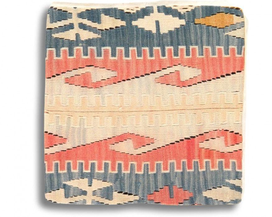 Canvello Vintage Hand Knotted Turkish Kilim Pillow - 20"x 20" Canvello