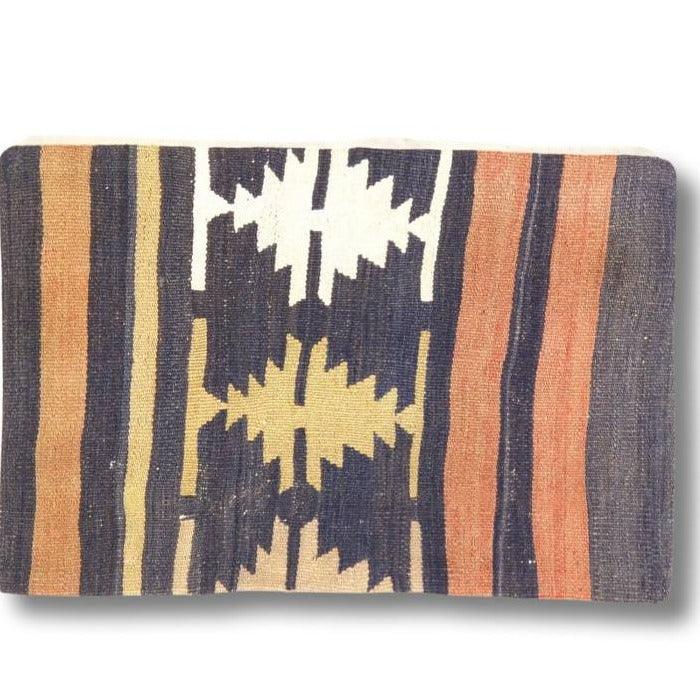 Canvello Vintage Turkish Hand Knotted Kilim Pillow - 16" x 24" Canvello