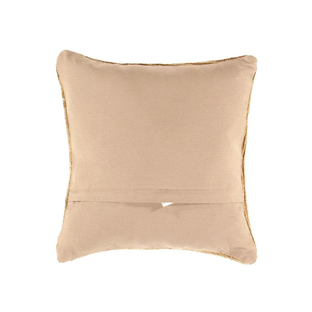 Canvello Vintage Turkish Hand Knotted Rug Pillow - 16" X 16" Canvello