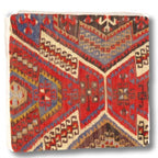 Canvello Vintage Turkish Hand Knotted Throw Pillow - 16"x16" Canvello