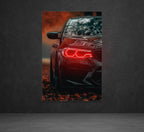 Car LED Plexiglass Wall Sign with Dimmer – UV‑Printed Neon Garage Art Peony Atelier
