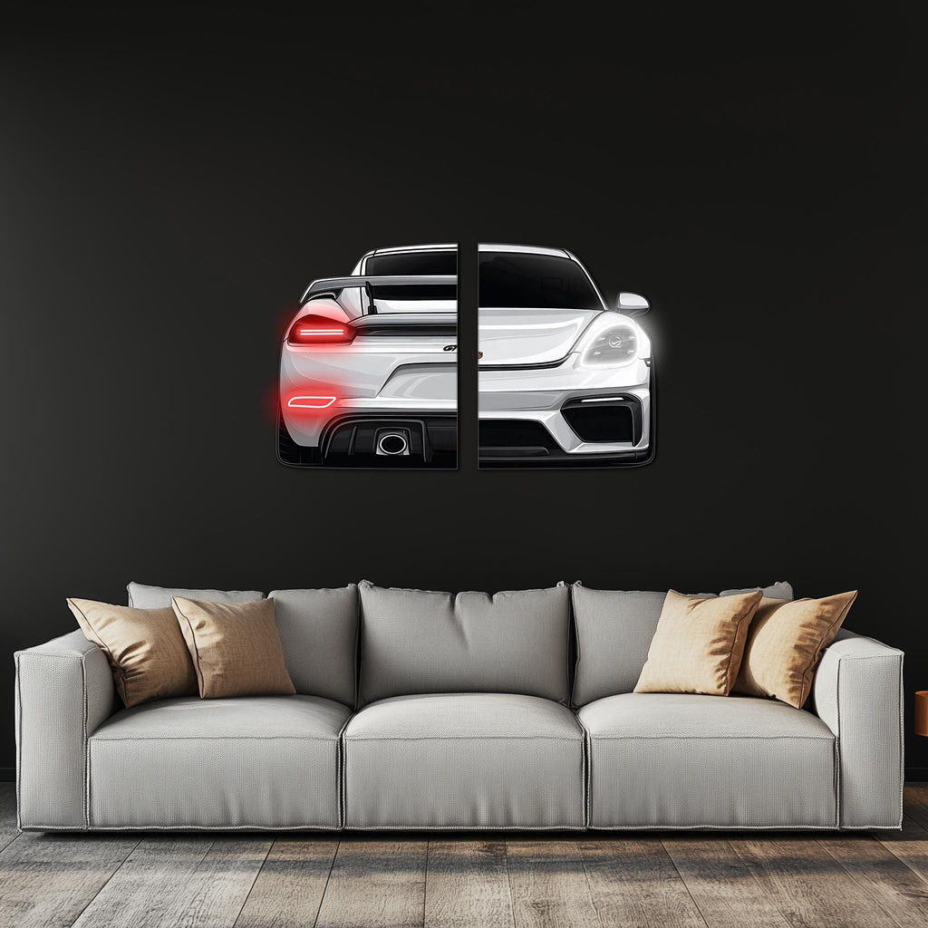 Car led wall decor, Car neon light sign, Car wall art lighted,  Car led sign, Man Cave Automotive Sign,Free Shipping & Returns Peony Atelier