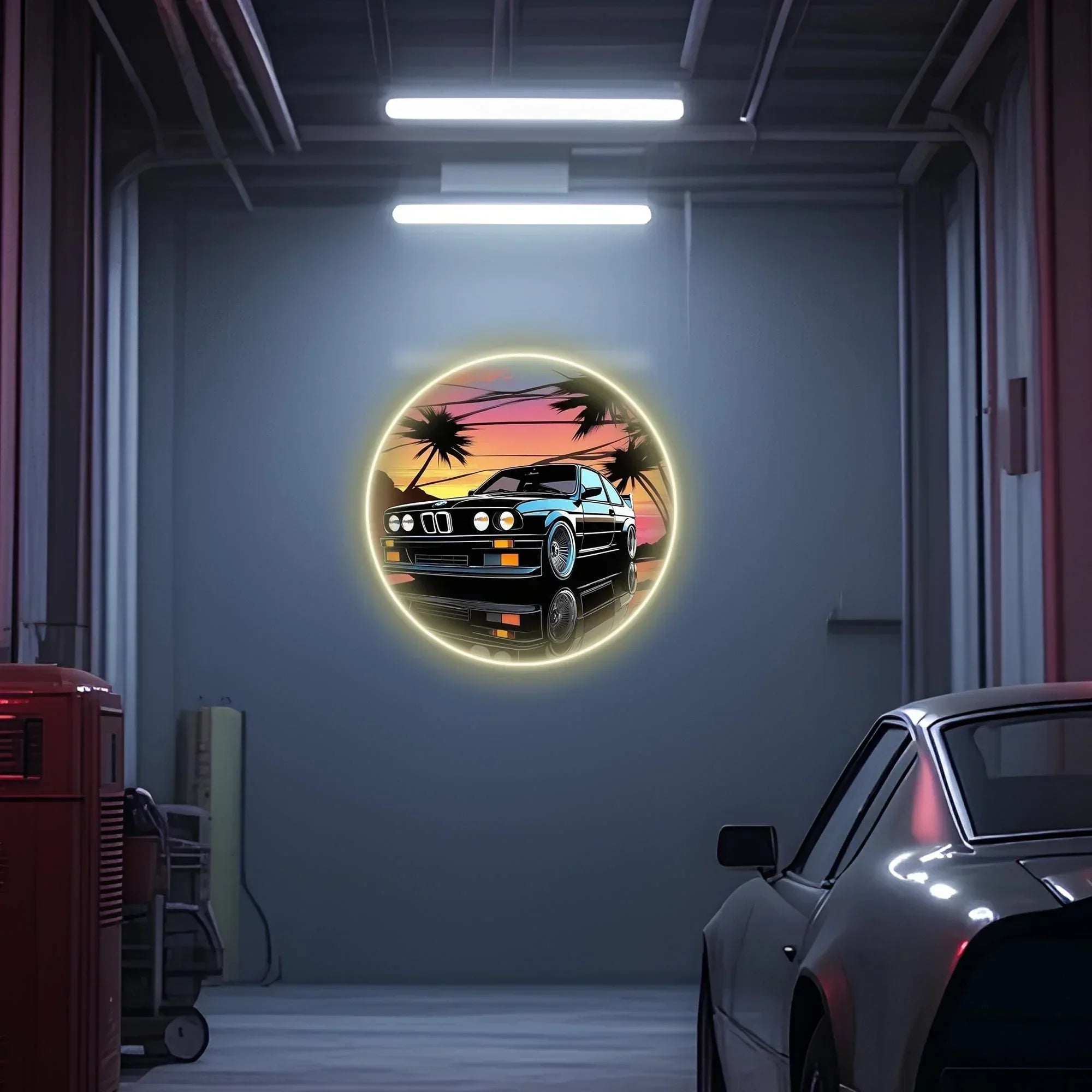Car neon light sign, Car wall art lighted, Car led wall decor, Car led sign, Man Cave Automotive Sign,Free Shipping & Returns Peony Atelier