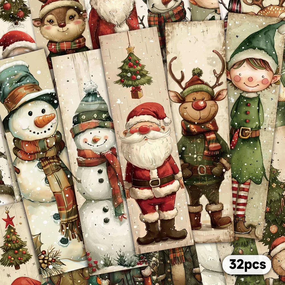 Cardboard Christmas Bookmarks Set with Student and Teacher Designs - House Of Avana [[SKU:HOA-XMS-026]]