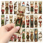 Cardboard Christmas Bookmarks Set with Student and Teacher Designs - House Of Avana