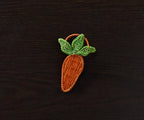 Carrot Napkin Ring – 3.5” Handwoven Iraca Palm – Artisan Spring Table Decor from Colombia Payton James