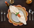 Carrot Napkin Ring – 3.5” Handwoven Iraca Palm – Artisan Spring Table Decor from Colombia Payton James