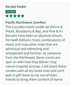 Cascadia Edition: Explore the Pacific Northwest Candle Gift Set Fernweh Editions