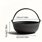 Cast Iron Dutch Oven with Lid - Non-stick, Thick-walled, Perfect for Camping, Outdoor Cooking, and... - House Of Avana [[SKU:HOA-CKW-400-A]]