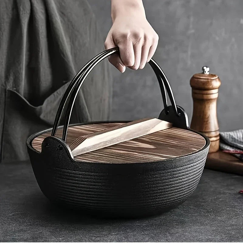Cast Iron Dutch Oven with Lid - Non-stick, Thick-walled, Perfect for Camping, Outdoor Cooking, and... - House Of Avana [[SKU:HOA-CKW-400]]