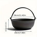 Cast Iron Dutch Oven with Lid - Non-stick, Thick-walled, Perfect for Camping, Outdoor Cooking, and... - House Of Avana [[SKU:HOA-CKW-400]]