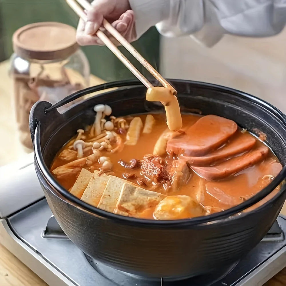 Cast Iron Dutch Oven with Lid - Non-stick, Thick-walled, Perfect for Camping, Outdoor Cooking, and... - House Of Avana [[SKU:HOA-CKW-400]]