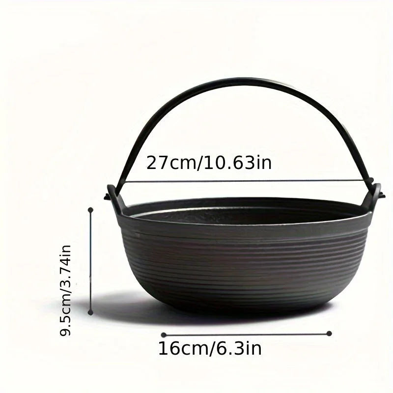 Cast Iron Dutch Oven with Lid - Non-stick, Thick-walled, Perfect for Camping, Outdoor Cooking, and... - House Of Avana