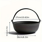 Cast Iron Dutch Oven with Lid - Non-stick, Thick-walled, Perfect for Camping, Outdoor Cooking, and... - House Of Avana