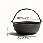 Cast Iron Dutch Oven with Lid - Non-stick, Thick-walled, Perfect for Camping, Outdoor Cooking, and... - House Of Avana