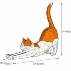 Cat Decor - Origami White