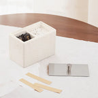 Resin Bathroom Containers with Lids Bathroom Organizer Storage Swabs Can Dental floss Can q-tip Storage Toothpick Holder Bathroom Canister Vanity Storage Jars Organizer for Swabs,Bath Salts Makeup Sponges Bath salt tank, Cani House Of Avana