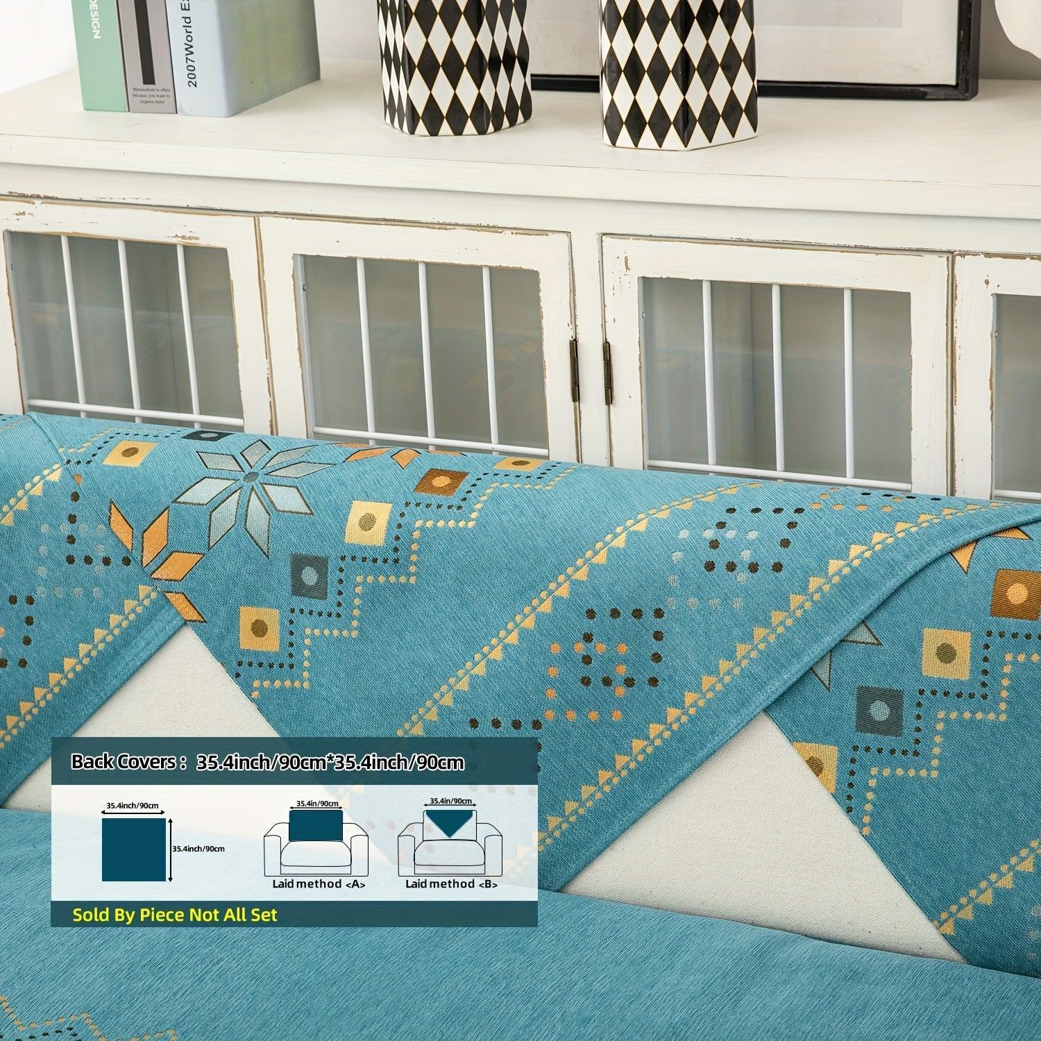 Stylish Bohemian Chenille Slipcovers for Couches topspet