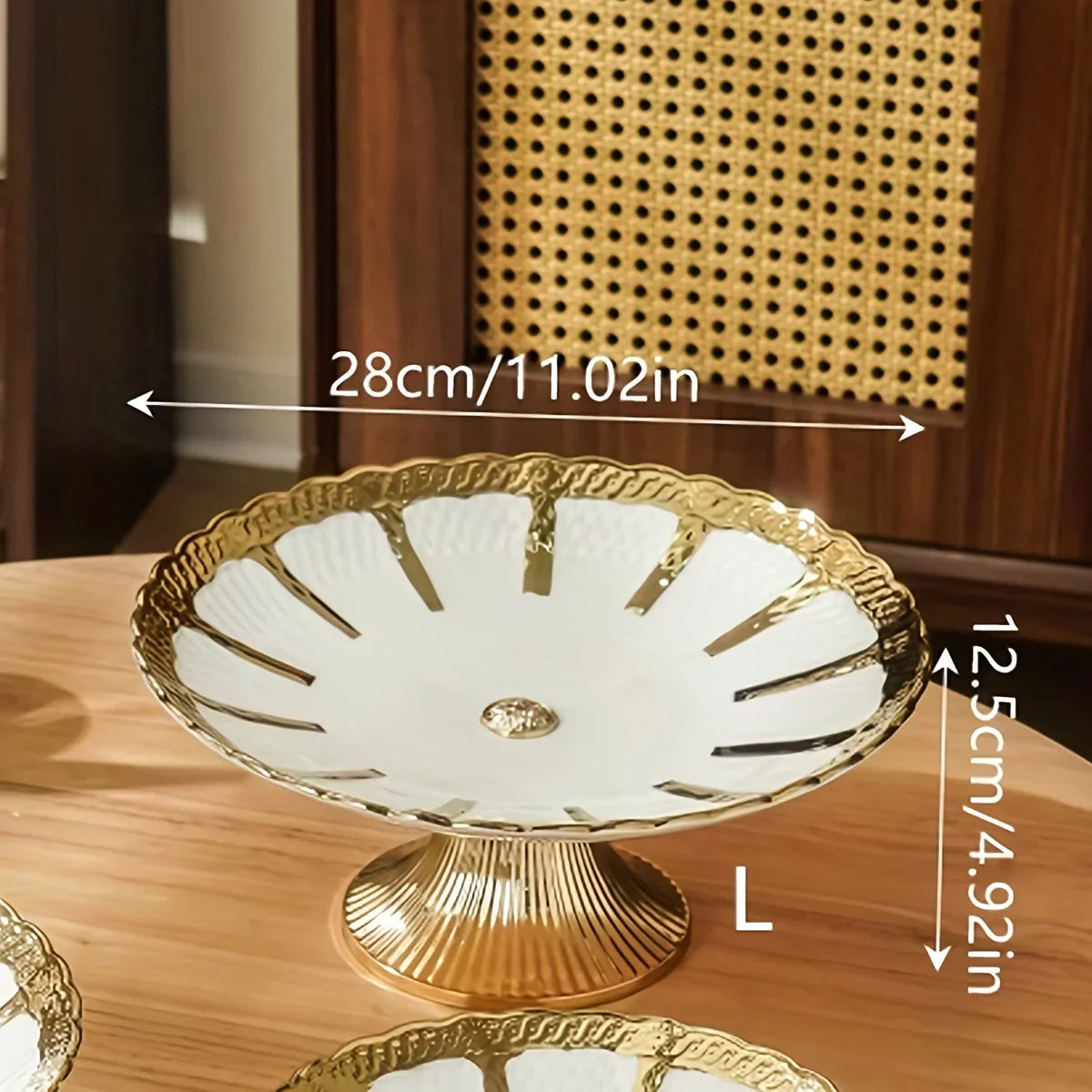 Ceramic Tray - Decorative Ceramic White