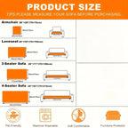 Quilted Sofa Cover - Non-Slip Thickened Ethnic Style