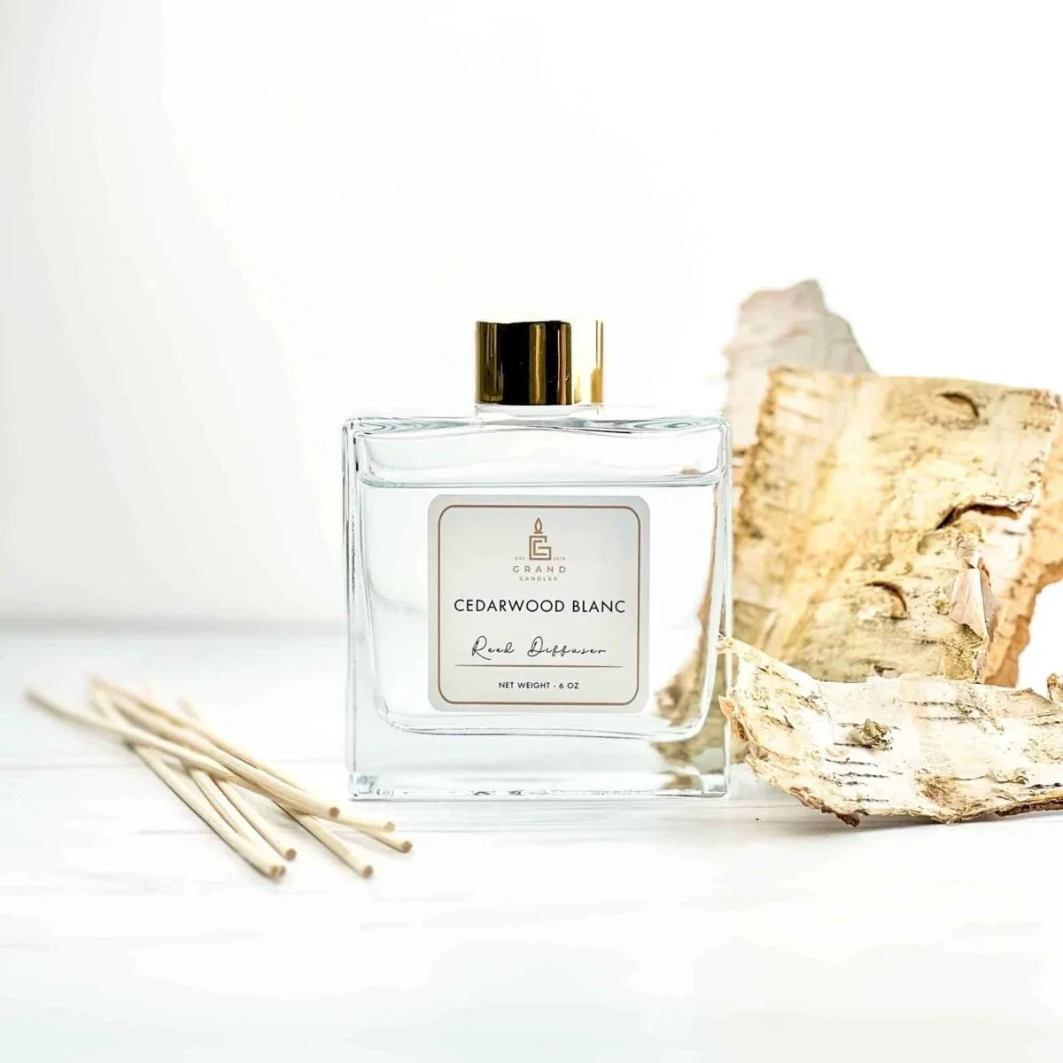 Cedarwood Blanc Reed Diffuser Grand Candles LLC