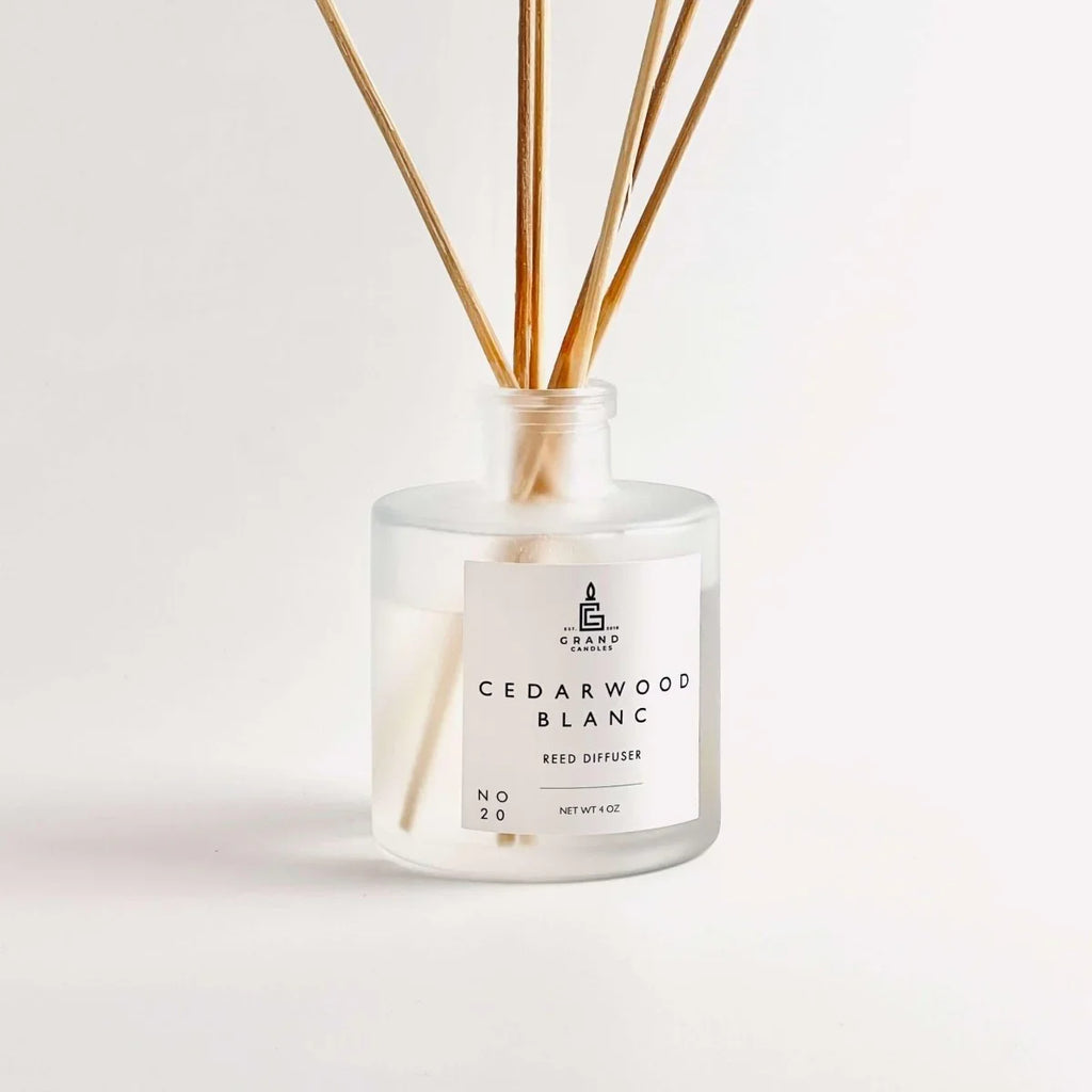 Cedarwood Blanc Reed Diffuser Grand Candles LLC