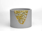 Ceramic Inch Citrine Planter Pot for Plants and Flowers, lifestyle image - House Of Avana