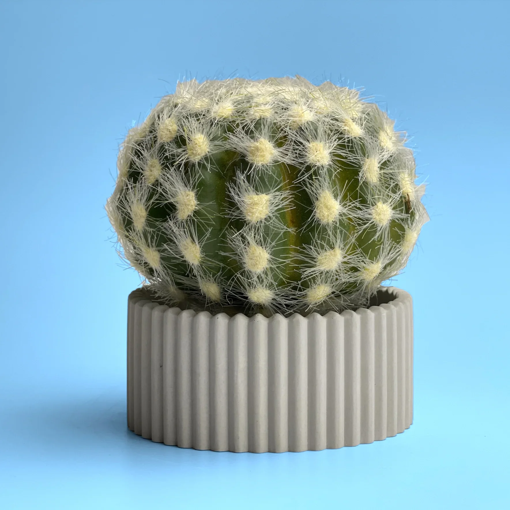 Ceramic Air Plant Holder Succulent Planter with Scandinavian Design, front view - House Of Avana