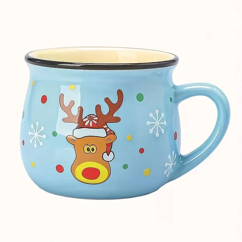 Ceramic Christmas Coffee Mugs Set of 4 - House Of Avana [[SKU:HOA-TUM-007]]