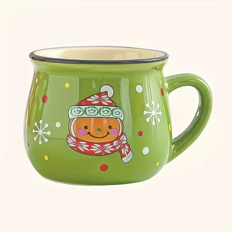 Ceramic Christmas Coffee Mugs Set of 4 - House Of Avana [[SKU:HOA-TUM-007]]