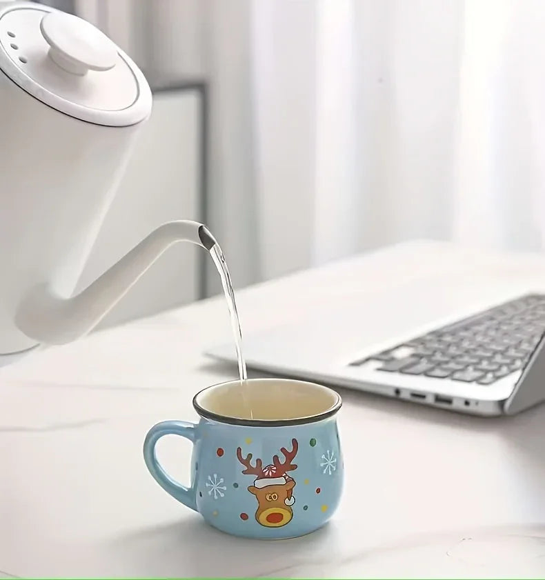 Ceramic Christmas Coffee Mugs Set of 4 - House Of Avana [[SKU:HOA-TUM-007]]