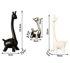 Ceramic Giraffe Statue Ornaments Giraffe Figurines Sculptures Bookshelf Table Ornament For Living Room Bedroom NightStand Decors - House Of Avana