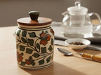 Ceramic Jars with Wooden Lids Bohozena