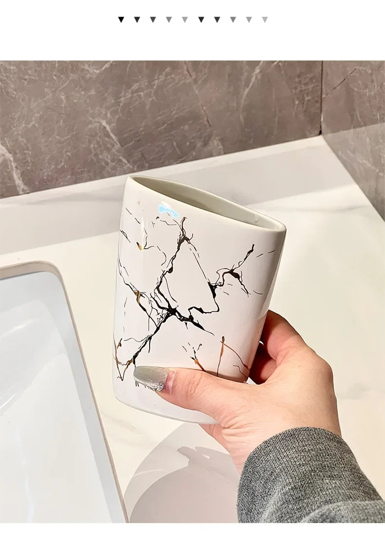 4-piece Luxury Ceramic Bathroom Set - House Of Avana