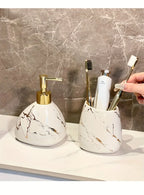 4-piece Luxury Ceramic Bathroom Set - House Of Avana