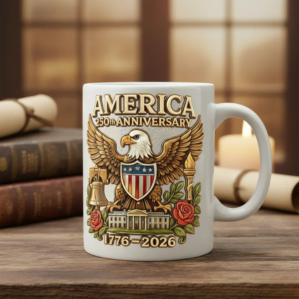 Ceramic Mug - Patriotic Ceramic 14oz