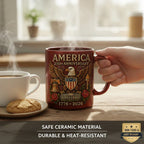 Ceramic Mug - Patriotic Ceramic 14oz