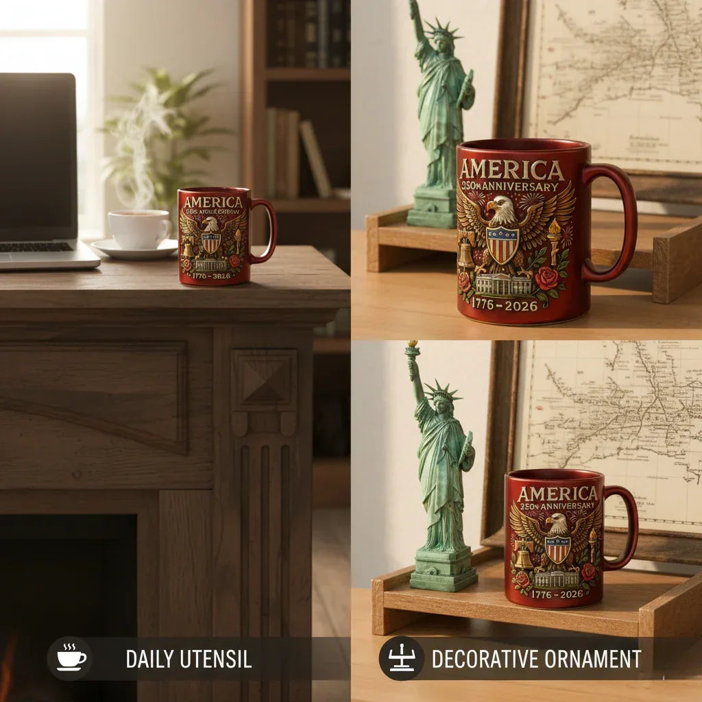 Ceramic Mug - Patriotic Ceramic 14oz