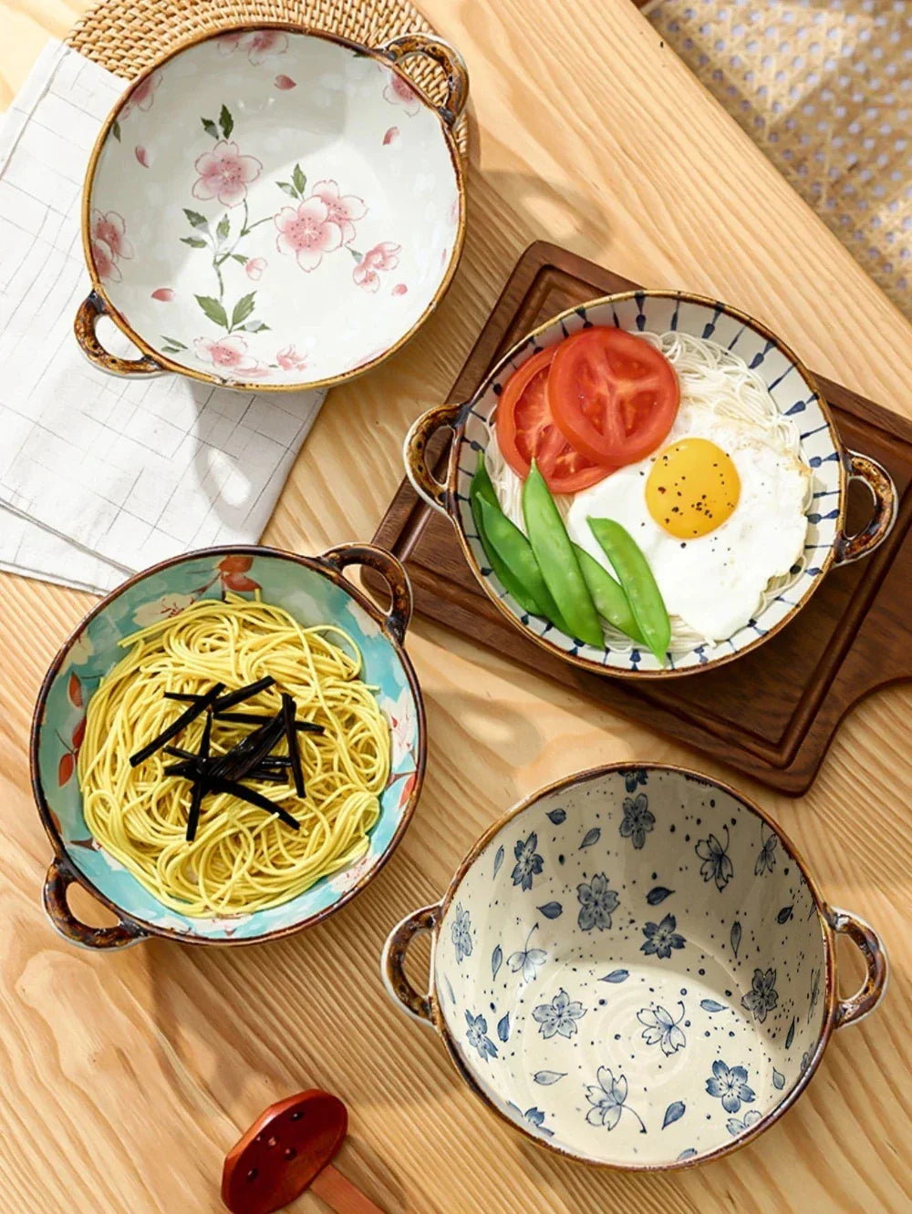 Ceramic Noodle Bowl for Tableware - House Of Avana