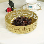 Ceramic Ramadan Serving Trays, Set of 3, Crescent & Castle Design - House Of Avana