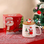 Ceramic Santa Claus Mug - Christmas Gift Set - House Of Avana [[SKU:HOA-TUM-006]]