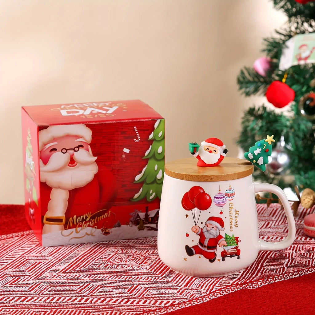 Ceramic Santa Claus Mug - Christmas Gift Set - House Of Avana [[SKU:HOA-TUM-006]]