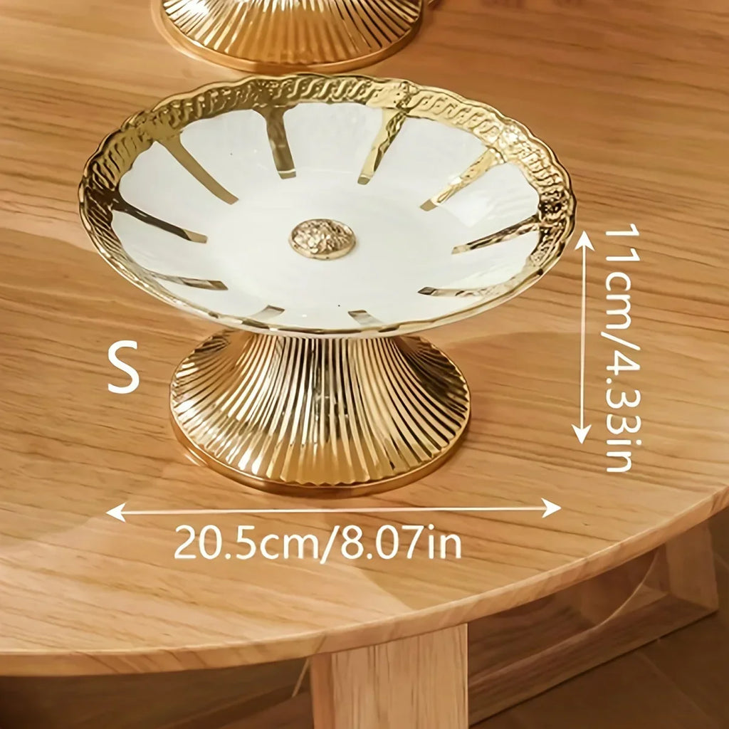 Ceramic Tray - Decorative Ceramic White