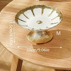 Ceramic Tray - Decorative Ceramic White