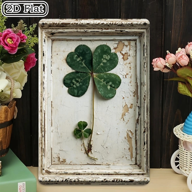 Metal Sign - Vintage Metal Green 8x12 Inch