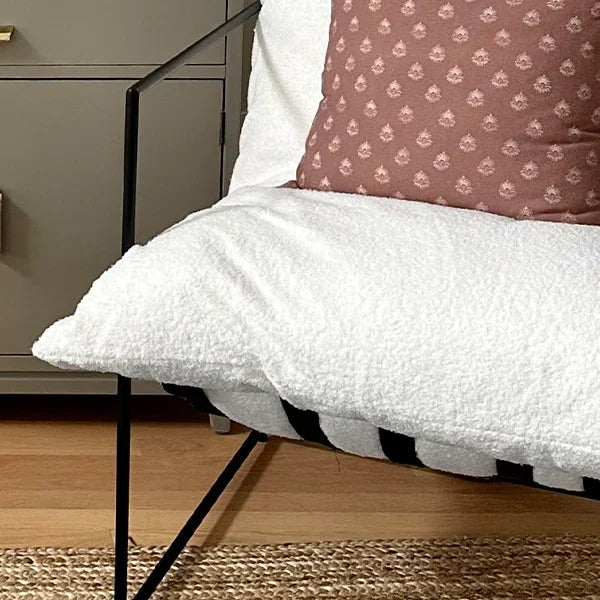 Modern Lounge Chair with Removable Cushion, detail shot - House Of Avana