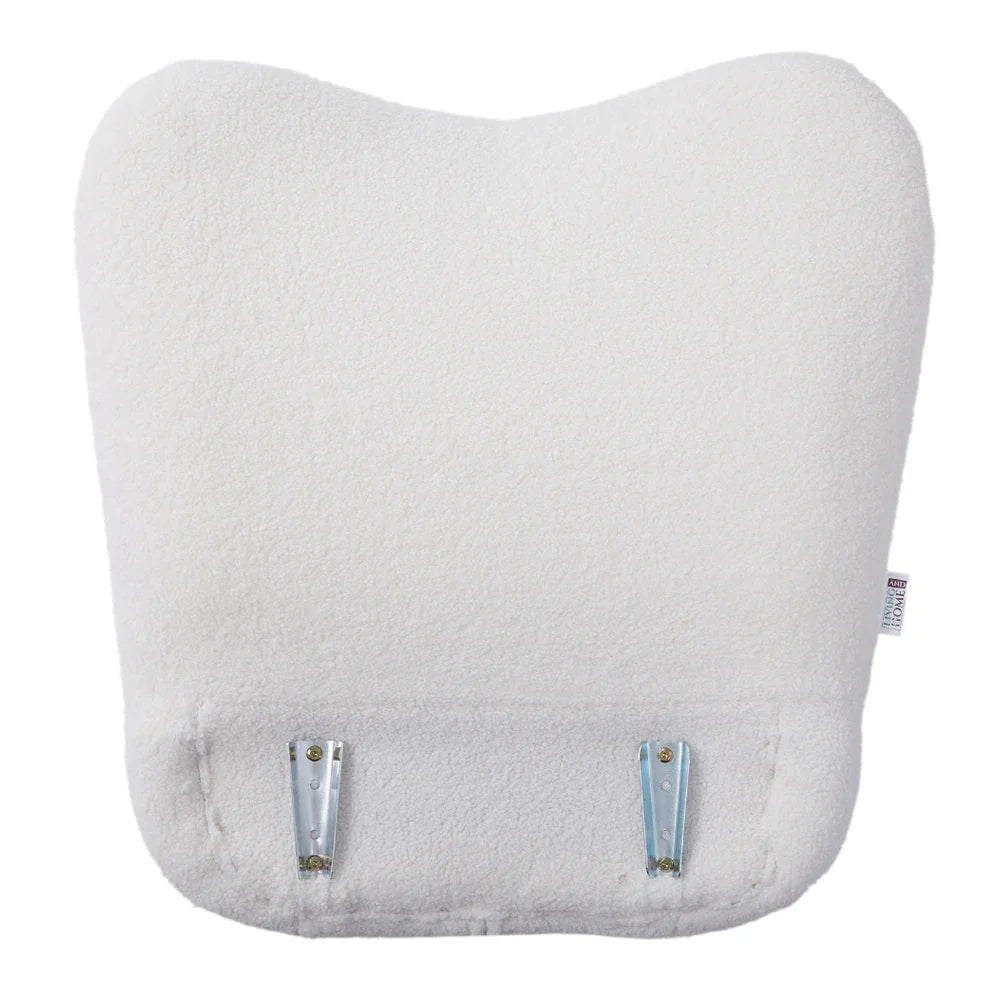 Accent Chair - Swivel Heart Teddy Design, angled view - House Of Avana