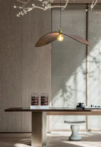 Chandelier - Modern Walnut Pendant